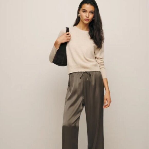 THEORY olive summer pants - Picture 1 of 6